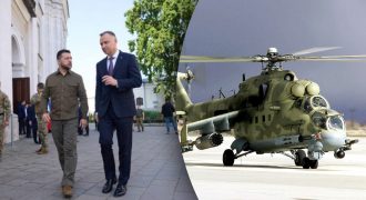 Польша тайно передала Украине около десяти вертолетов - WSJ