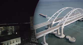 На Крымском мосту прогремели взрывы, упал пролет: что известно