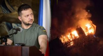 "Ракеты государства-зла не сильнее нашей воли": Зеленский - о ночном обстреле