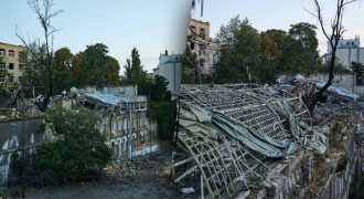 Ракетный удар по Одессе: 25 исторических зданий превратились в руины