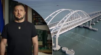 "Оккупантам следует бежать": Зеленский намекнул на новую "бавовну" на Крымском мосту