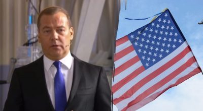 Звинуватив США: Медведєв видав абсурдну заяву про 'закінчення війни за кілька днів' Звинуватив США: Медведєв видав абсурдну заяву про 'закінчення війни за кілька днів'