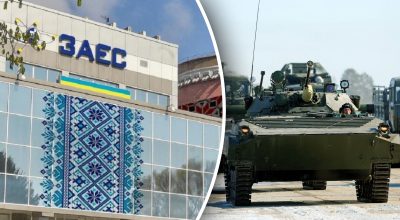 Запорожская АЭС, российские военные Запорожская АЭС, российские военные