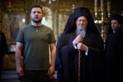 Володимир Зеленський, Патріарх Варфоломій Володимир Зеленський, Патріарх Варфоломій