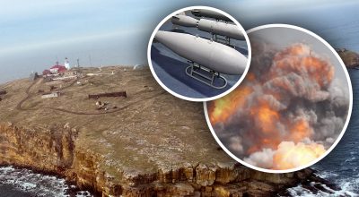Россияне сбросили мощную фугасную бомбу на остров Змеиный