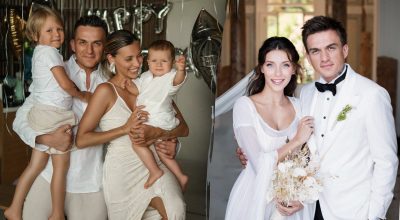 Влад Топалов і Регіна Тодоренко з дітьми Влад Топалов і Регіна Тодоренко з дітьми