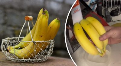 Хитрый трюк впечатляет: мужчина показал, как сохранить бананы свежими до 15 дней