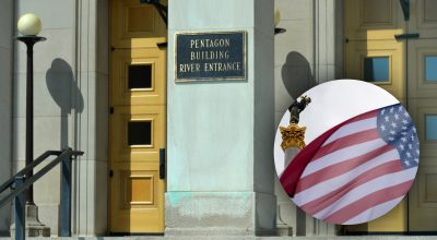 Пентагон, прапор США