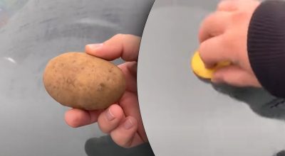 Рачем натирати картоплею скло Рачем натирати картоплею скло