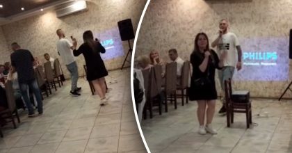 "Ушла отсюда": в кафе Киева пели песни Лепса и вытолкали девушку за замечание