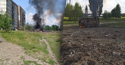 Взрывы в Первомайском: оккупанты целились в место прощания с погибшим военным