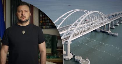 "Оккупантам следует бежать": Зеленский намекнул на новую "бавовну" на Крымском мосту