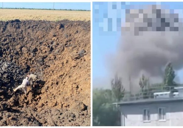 Гигантская воронка и столб дыма: у базы "Шахедов" в РФ прогремел взрыв