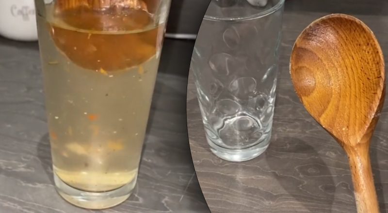 Дівчина показала, скільки бруду міститься в дерев'яних ложках і лопатках