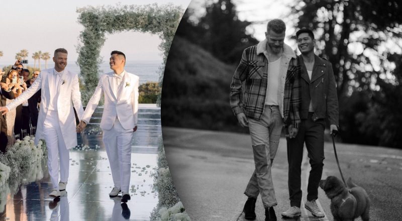 Вокалист группы Pentatonix сыграл свадьбу со своим возлюбленным