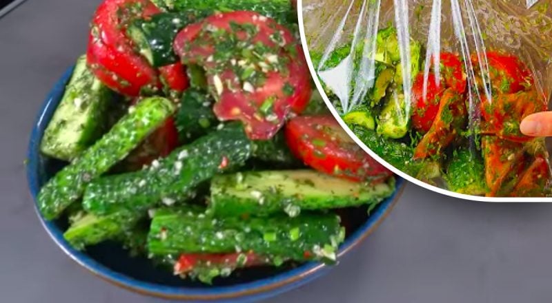 Новый рецепт, который съедается сразу с пакетом: уникальные овощи по-корейски за 15 минут