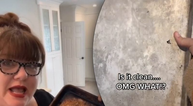 Женщина показала, как можно оживить грязный противень, используя только духовку