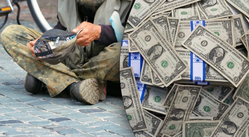 Бездомный накопил 1млн долларов, но продолжает просить милостыню: в чем причина