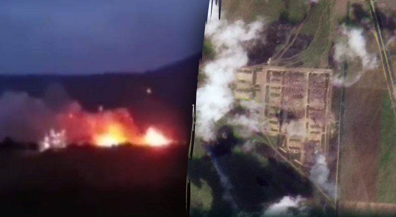 Детонирует второй день: появились спутниковые снимки с полигона оккупантов в Крыму