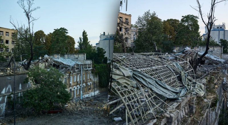 Ракетний удар по Одесі: 25 історичних будівель перетворилися на руїни
