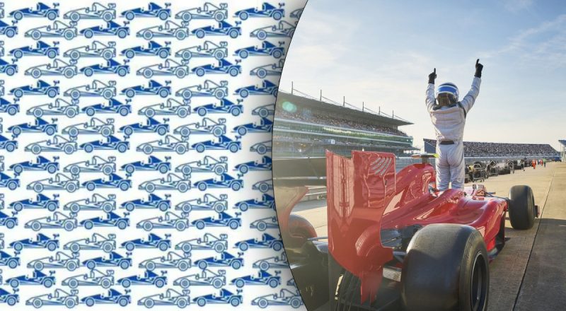 Иллюзия для самых зорких и внимательных: найдите гонщика менее чем за 6 секунд