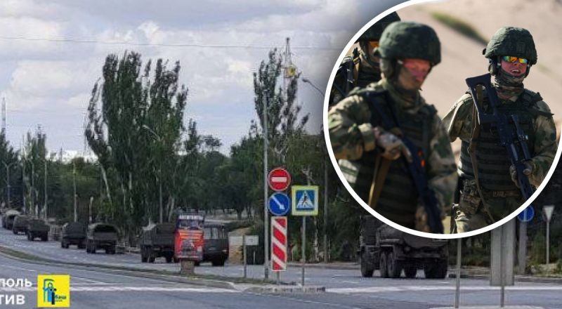 Оккупанты массово сгоняют колонны техники и армию в направлении Бердянска