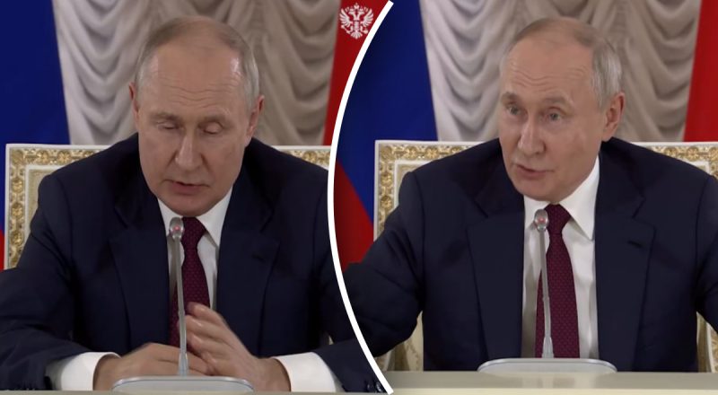 "Не можна припинити вогонь, на нас наступають": Путін видав порцію марення щодо України