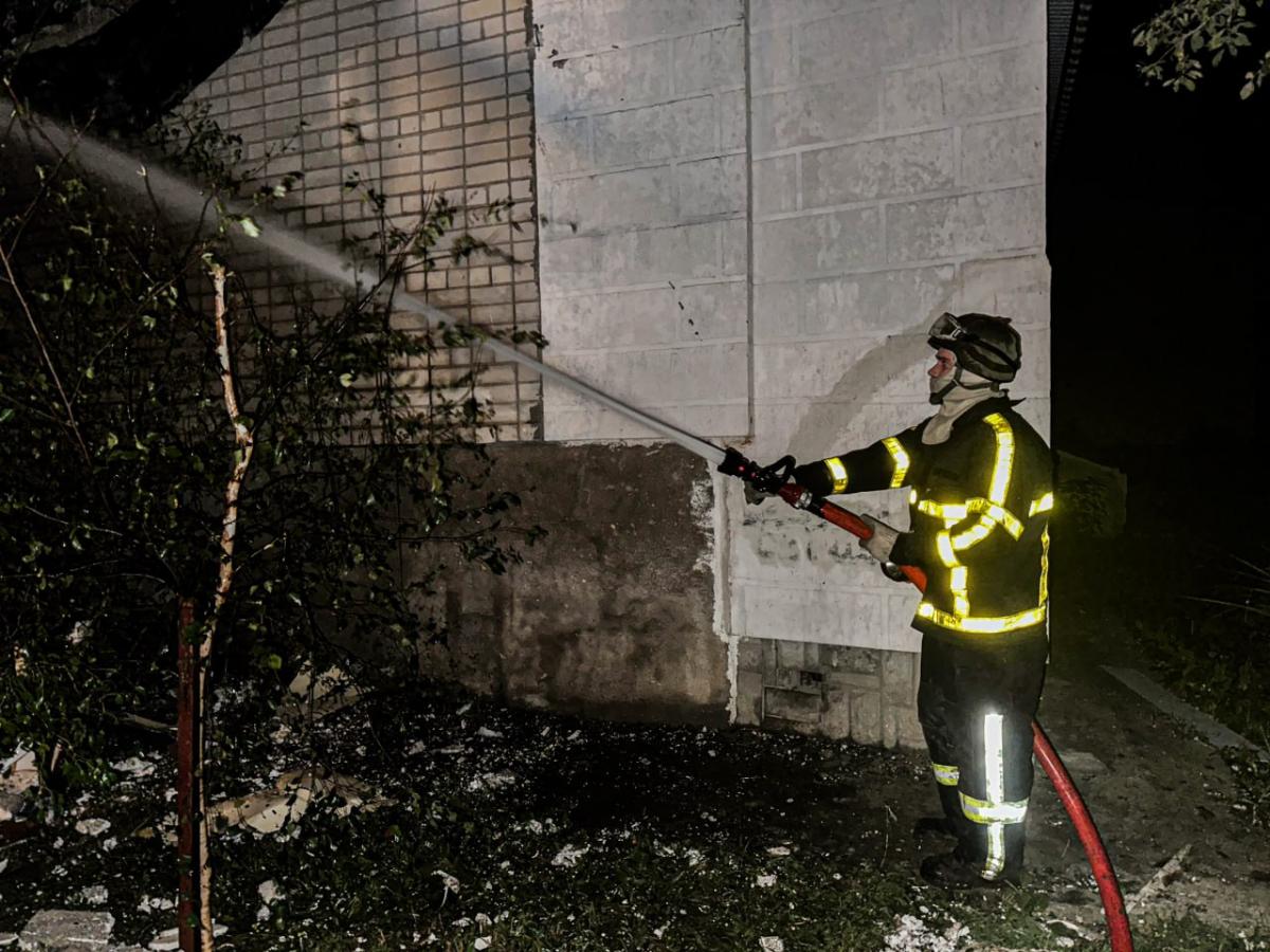 Обстрел Херсона ночью 7 августа Обстрел Херсона ночью 7 августа