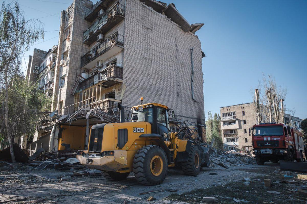 Наслідки ракетного удару по Покровську Наслідки ракетного удару по Покровську