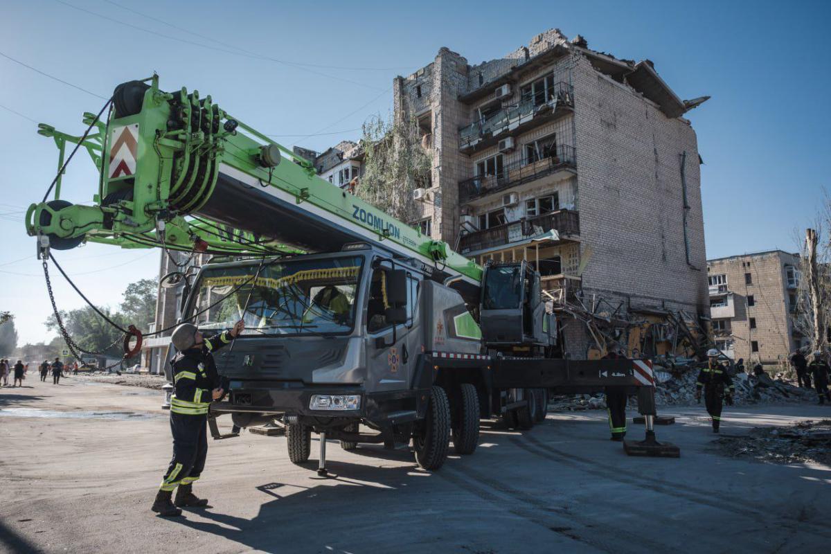 Наслідки ракетного удару по Покровську Наслідки ракетного удару по Покровську