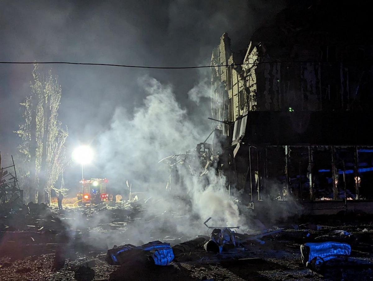 Наслідки ракетного удару по Покровську Наслідки ракетного удару по Покровську