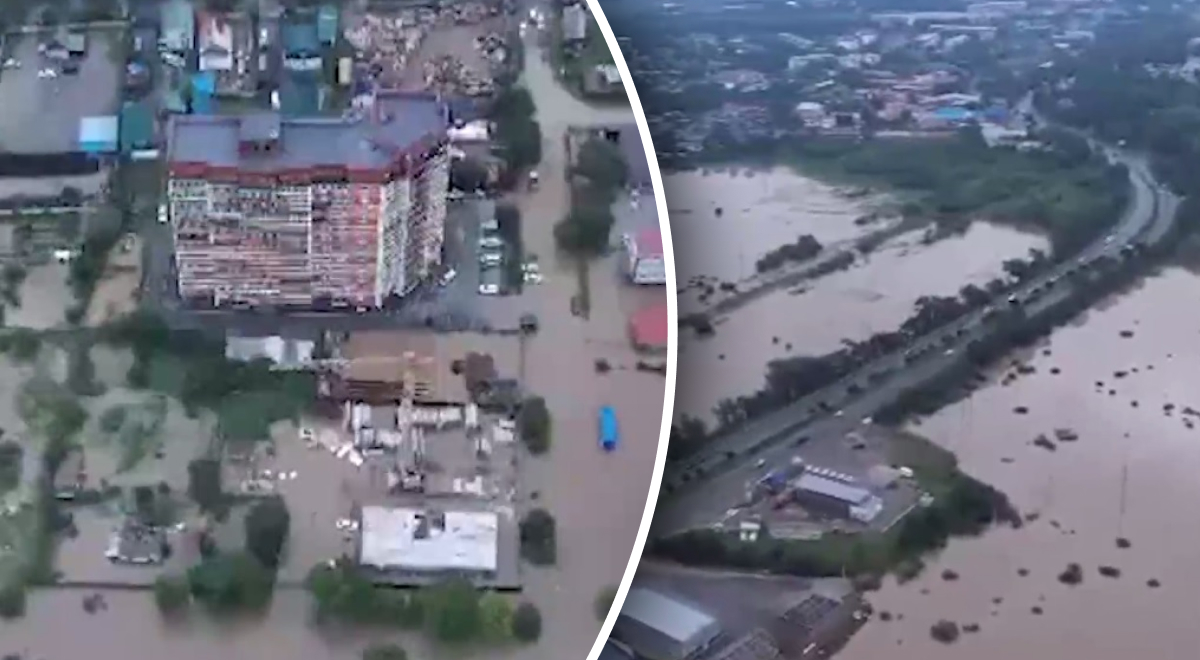 В РФ целый город ушел под воду из-за прорыва дамбы - Главред