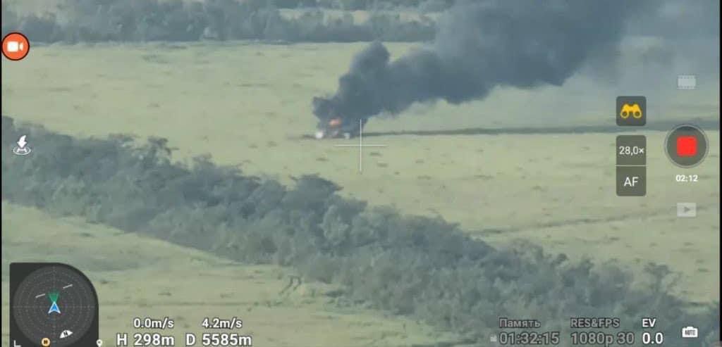 Сбитый вертолет РФ