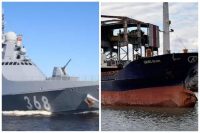 Піратство РФ у Чорному морі: корабель окупантів відкрив вогонь по суховантажу