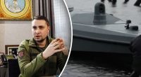 Як ЗСУ б'ють кораблі РФ морськими дронами: Буданов розповів про зброю