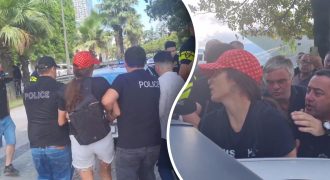 На антироссийских протестах в Батуми задержаны уже двое украинцев - СМИ