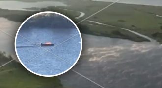 Оккупанты высаживались на херсонский берег, но сгорели на Днепре