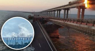 Пытаются скрыть, но повреждения видны: в Сети появились новые фото Крымского моста