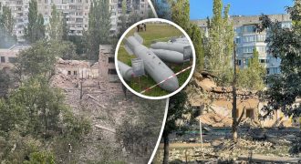 Оккупанты сбросили авиабомбы на детсад и жилые дома Херсона: детали удара
