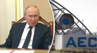 Владимир Путин, Запорожская АЭС
