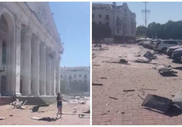 РФ вдарила по центру Чернігова балістикою, багато загиблих та поранених