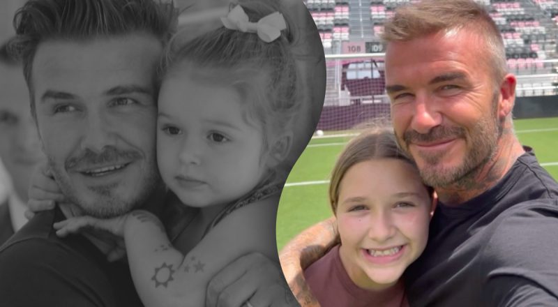 "Виглядав краще, ніж будь-коли": Бекхем показав, як донька робить йому макіяж