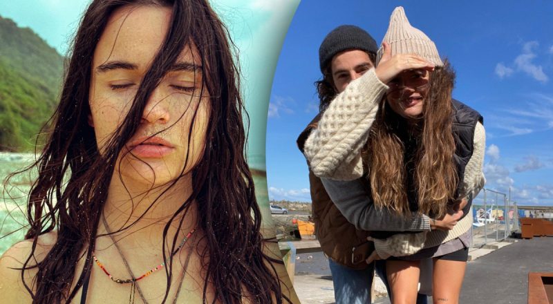 Даша Кацурина "без верха" показала нежные объятия Дантеса