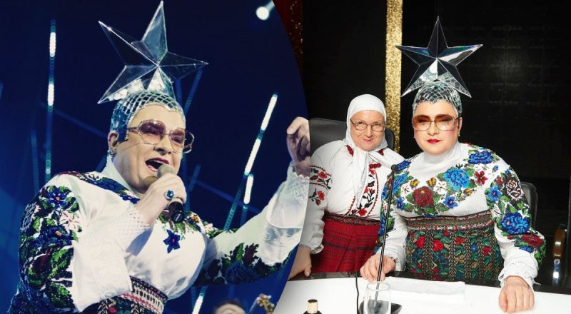 Сердючка крепким словцом послала пропагандистов и показала, что прячет под юбкой