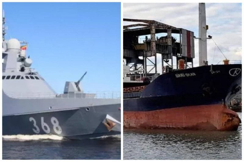 Пиратство РФ в Черном море: корабль оккупантов открыл огонь по сухогрузу