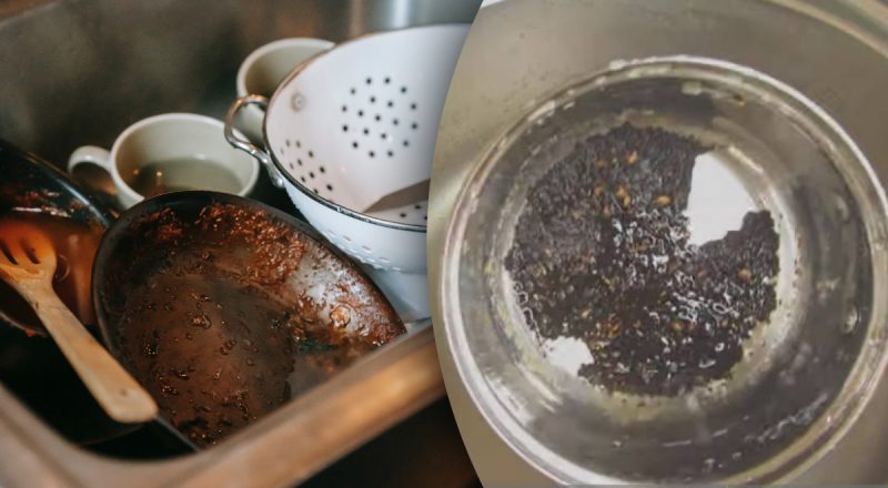 Як відмити каструлю, якщо вона згоріла: два інгредієнта - і каструля, як нова