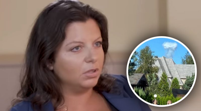 Кільце стискається все ближче: пропагандистка Симоньян зарюмсала про те, що дрон вибухнув поруч з її будинком