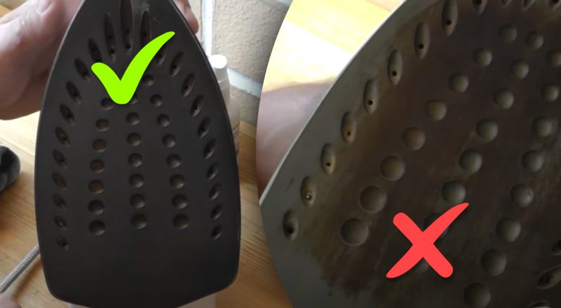 Будет блестеть: как очистить подошву утюга от сильного нагара