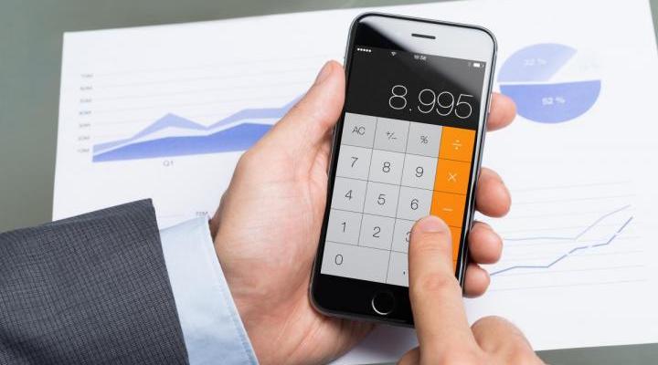 Смартфон, калькулятор