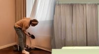 Як почистити штори ,які висять: три простих і зручних способа